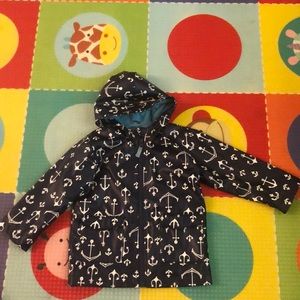 Cherokee 2t navy blue raincoat